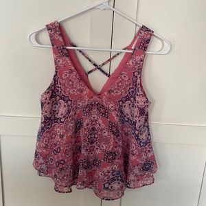 Decree Pink Tank Top